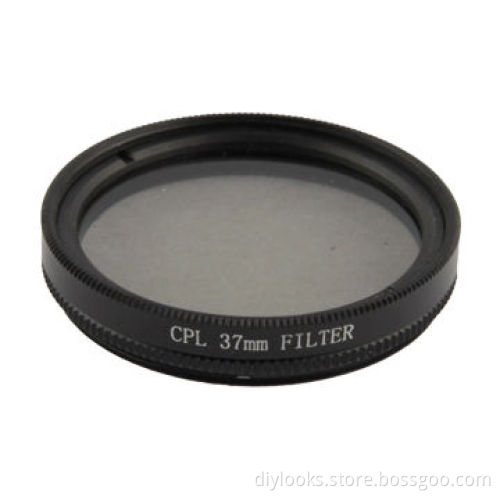 37mm Circular Polarizer Lens Filter with Cap for Gopro Hero3+